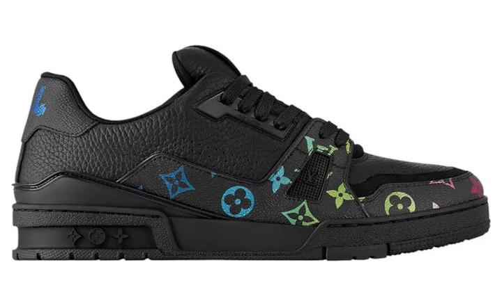 Louis Vuitton Lv Trainer Monogramm Black Multi (1AHDW4)