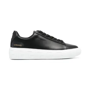 Versace Greca Lace-up Sneakers Black White (DSU8404-DV50G _D41)