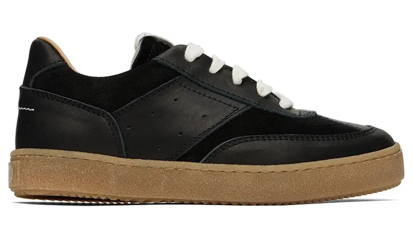 MM6 Maison Margiela Kids Black Low-Top Sneakers (72076)