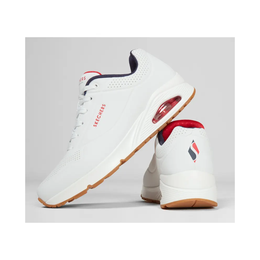 Skechers UNO – Stand On Air CM “White / Navy” (52458WNVR)