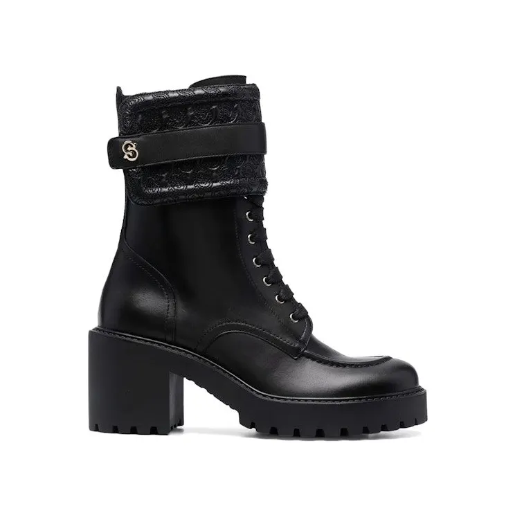 Ferragamo Shiraz Leather Boots Black (01C009745555)