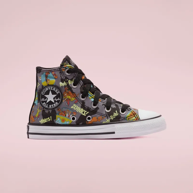 Converse Converse x Scooby-Doo Chuck Taylor All Star High Top Almost Black/white/multi (369074C)