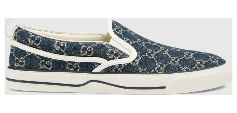 Gucci Tennis 1977 Slip On Denim (643489 2KQ20 4465)