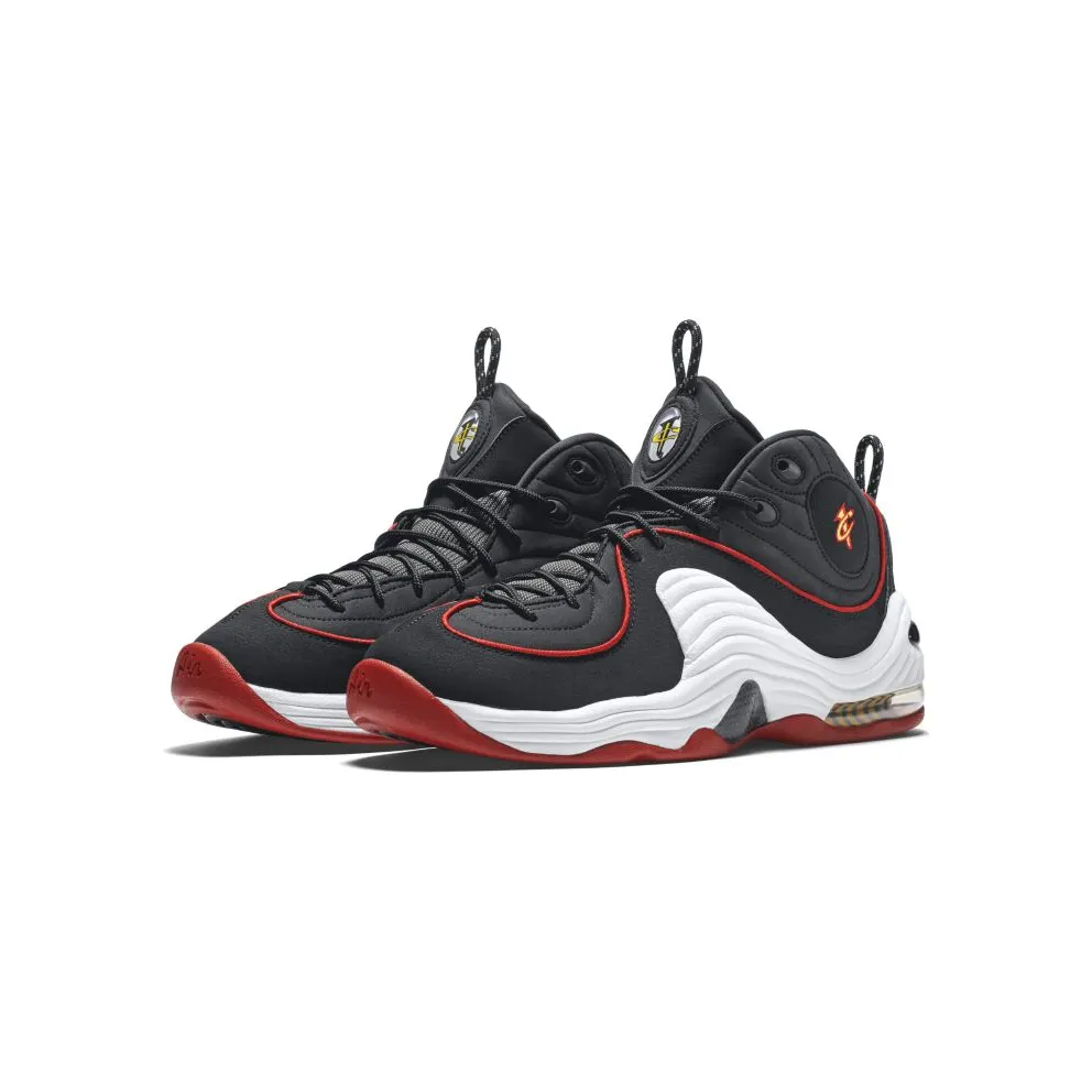 Nike Air Penny II Miami Heat Black/White-University Red-Varsity Maize (333886-002)