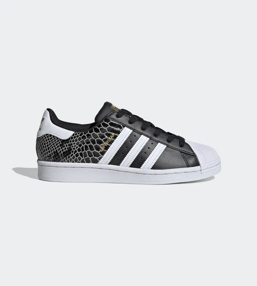 Adidas Superstar ‘Black Snakeskin’ Core Black/Cloud White/Gold Metallic (FV3327)