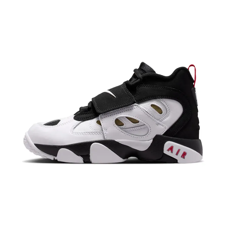 Nike Air Diamond Turf II GS “Black / Flame Red / Metallic / White” (IR4727-001)