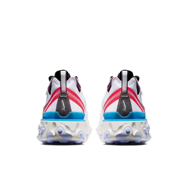 Nike React Element 55 Blue Hero (W) White/Silver-Phantom-Blue Hero-Red Orbit-Half Blue (CK4462-100)