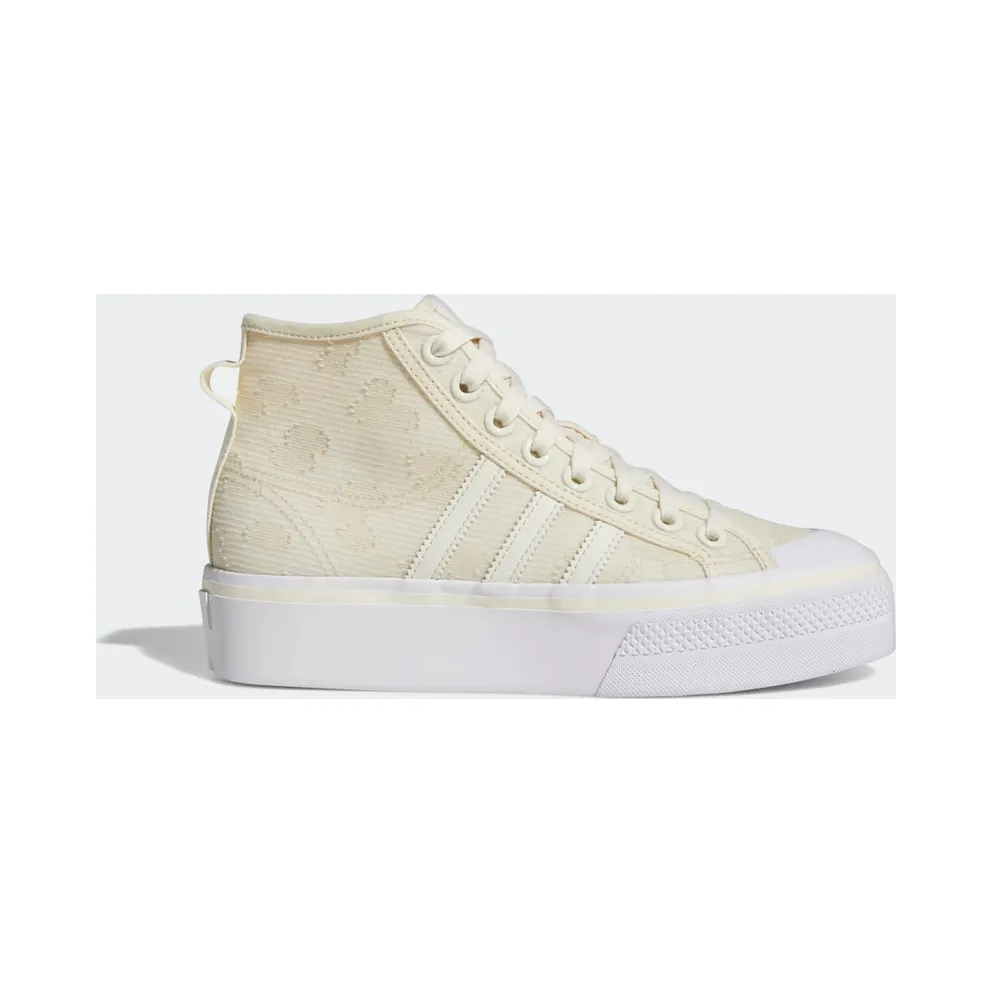 adidas Nizza Platform Mid Schuh Cream White / Cream White / Cloud White (GX8356)