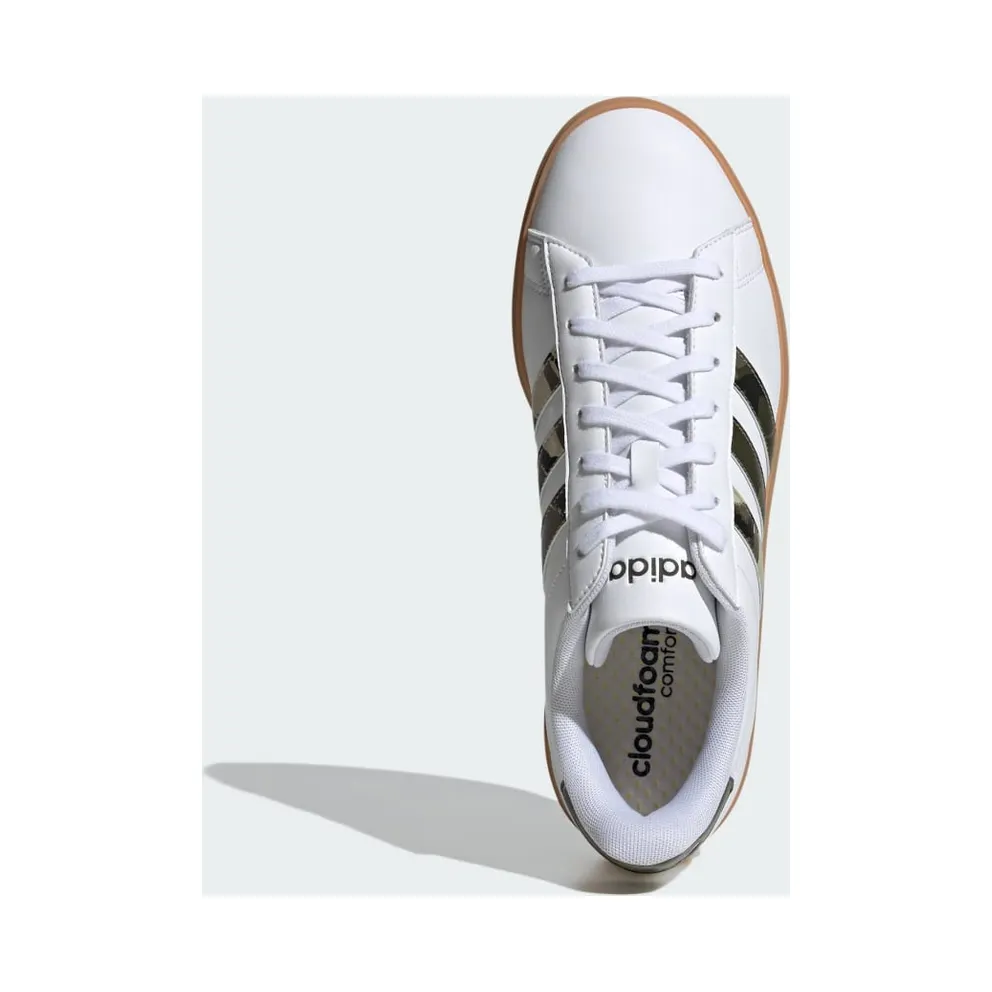 adidas Grand Court 2.0 Cloud White / Olive Strata / Putty Grey (ID2955)