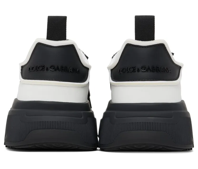 Dolce & Gabbana Black & White Daymaster Sneakers (CS1941 AQ356) (2)