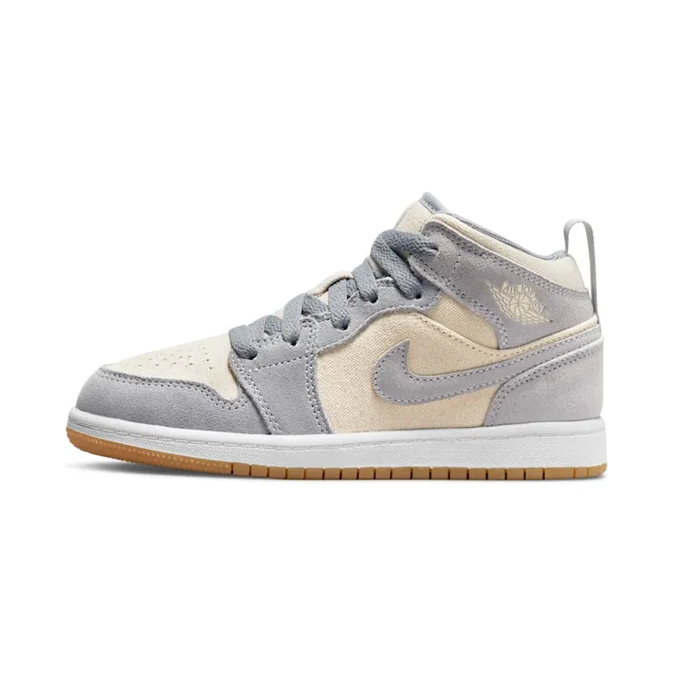 Jordan 1 Mid SE Coconut Milk Particle Grey (PS) “Coconut Milk / Particle Grey / White” (DN4345-100)
