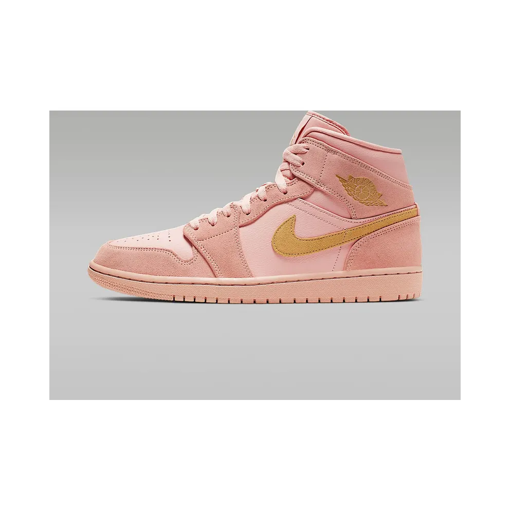 Air Jordan Nike AJ 1 Mid Coral Gold (2019) (852542-600)