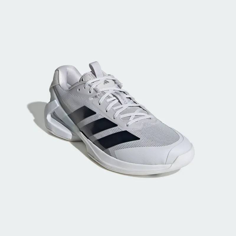 Adidas Adizero Ubersonic 5 Tennis Shoes Dash Grey / Aurora Ink / Tech Grey Metallic (KJ3067)