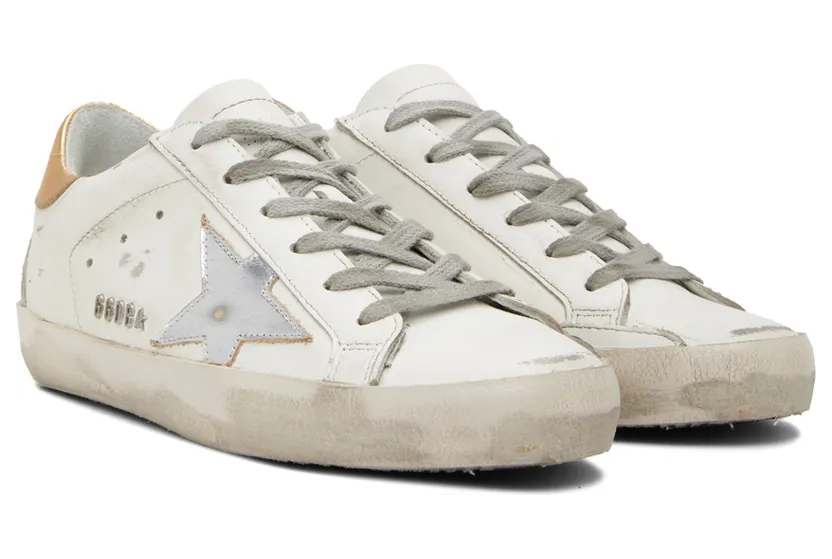 Golden Goose SSENSE Exclusive White Superstar Sneakers (GWF00102.F000661.10358) (4)