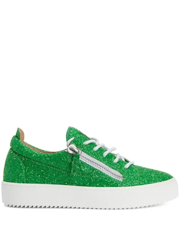 Giuseppe Zanotti Gail with glitter – Green (RW20006002)