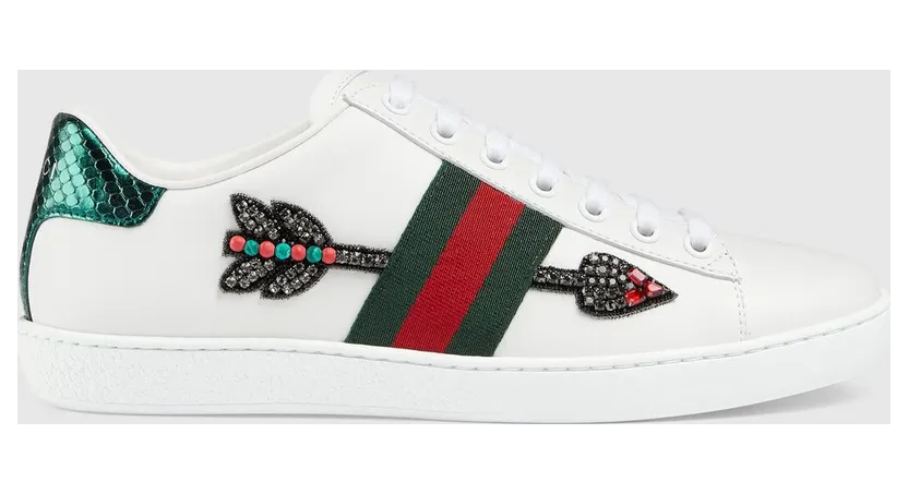 Gucci Ace Embroidered Arrow (454551 02JP0 9064)