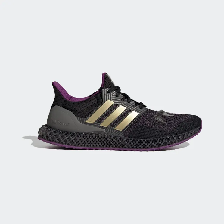 adidas Ultra 4D Core Black / Gold Metallic / Tribe Purple (HQ0949)