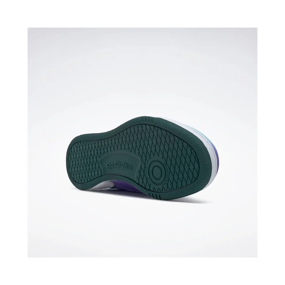 Reebok Daniel Moon Club C 85 Shoes Hint Mint / Forest Green / Solar Purple