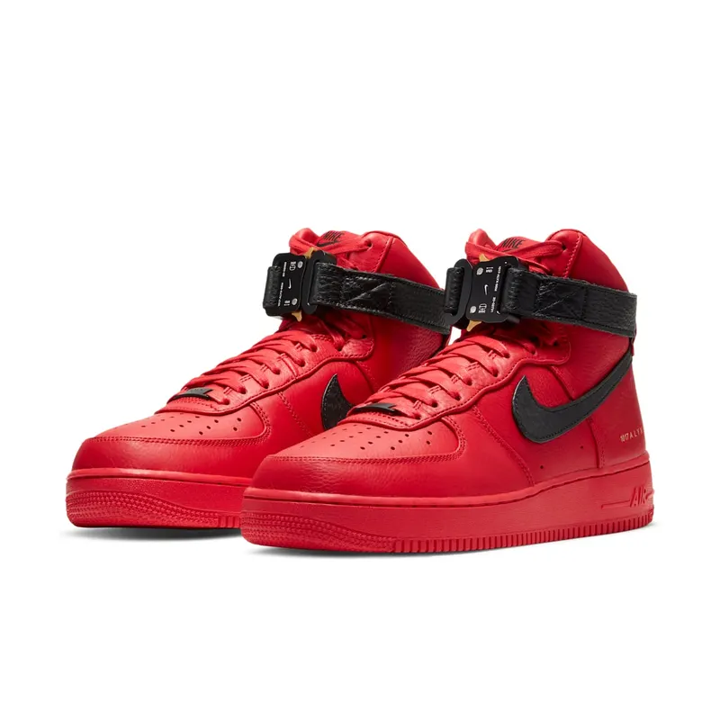 Nike x Alyx Air Force 1 University Red Black (CQ4018-601)