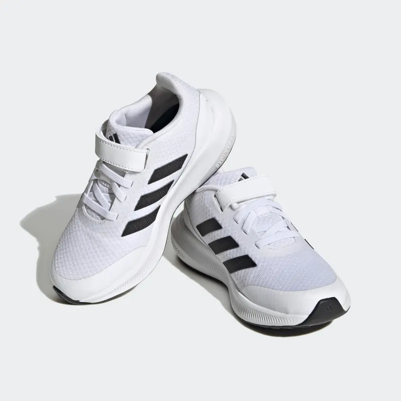 Adidas RunFalcon 3.0 with Elastische Veters and Velcro Cloud White / Core Black / Cloud White (HP5868)
