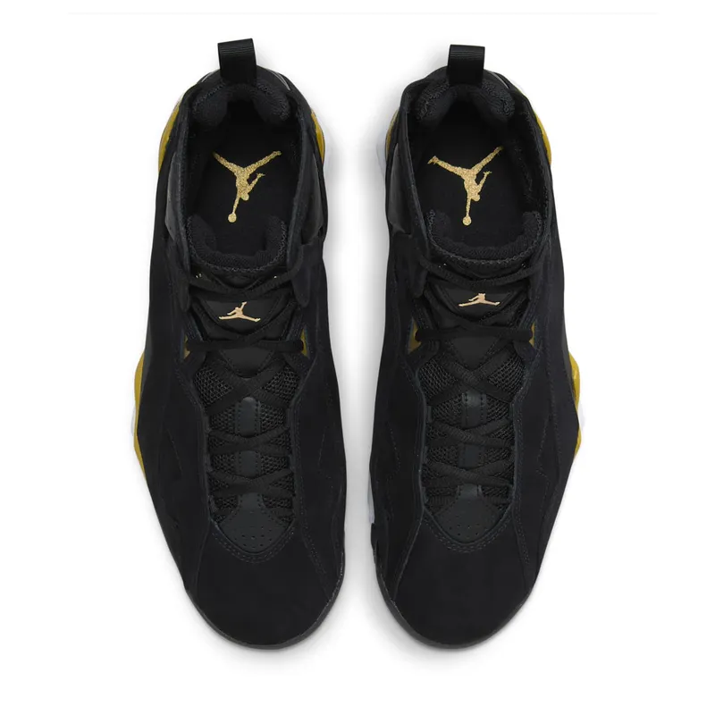 Jordan True Flight Black White Metallic Gold (342964-072)