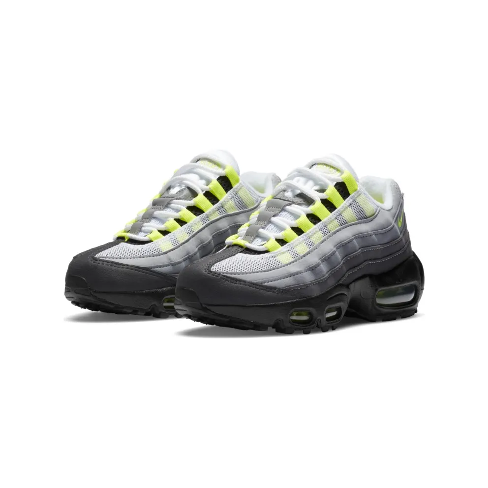 Nike Air Max 95 OG Neon 2020 (GS) Black/Neon Yellow-Light Graphite (CZ0910-001)