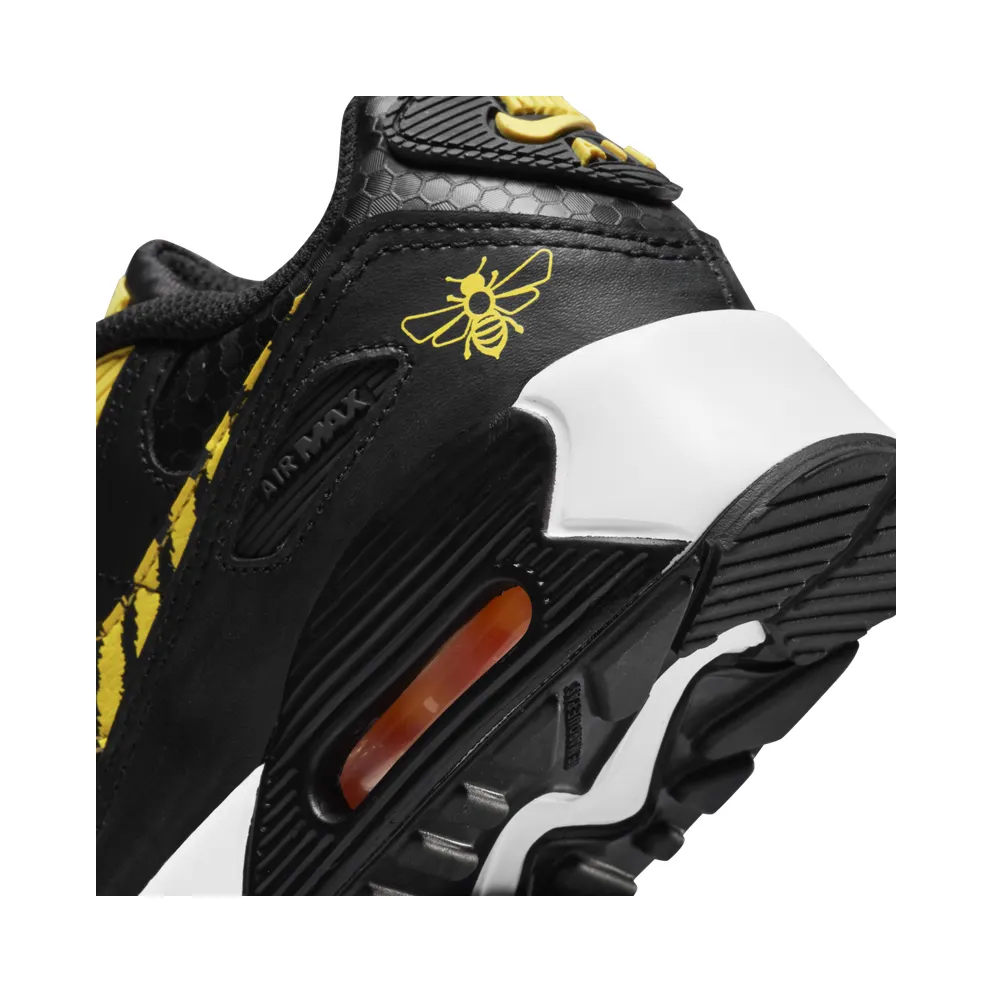 Nike Air Max 90 SE “Black / University Gold / Citron Pulse / Opti Yellow” (DD0125-001)
