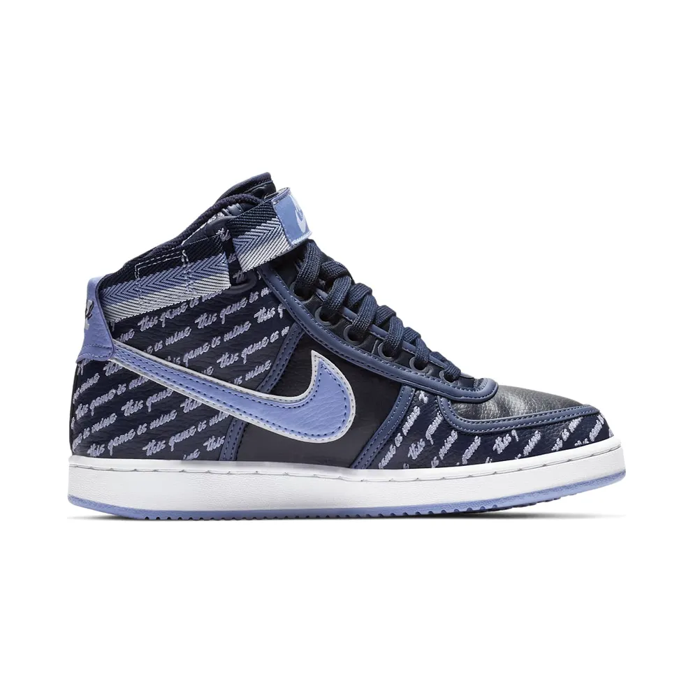 Nike Vandal High This Game Is Mine (W) Blackened Blue/White-Twilight Pulse (AH6826-401)