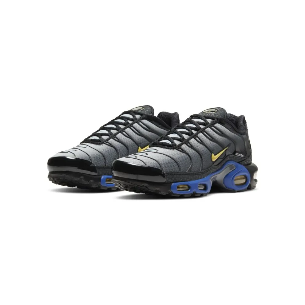 Nike Air Max Plus “Black / Hyper Blue / Dark Smoke Grey / Chamois” (DJ4956-001)
