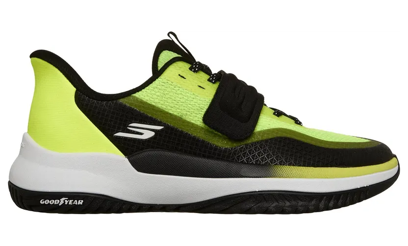 Skechers Slip-ins Relaxed Fit: Viper Court Elite “2.0 Sneaker Yellow / Black” (246121CYLBK)