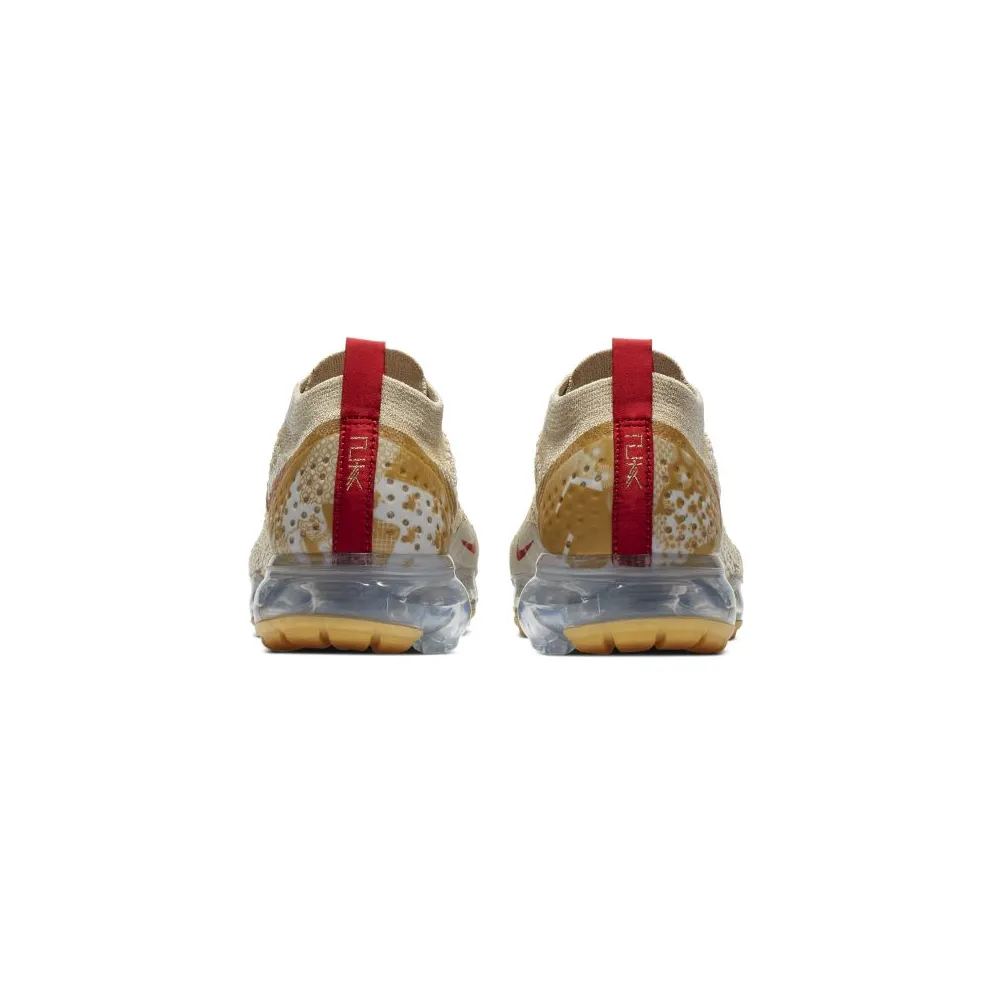Nike Air VaporMax Flyknit 2 Chinese New Year 2019 (W) Light Bone/University Red-Club Gold (BQ7037-001)