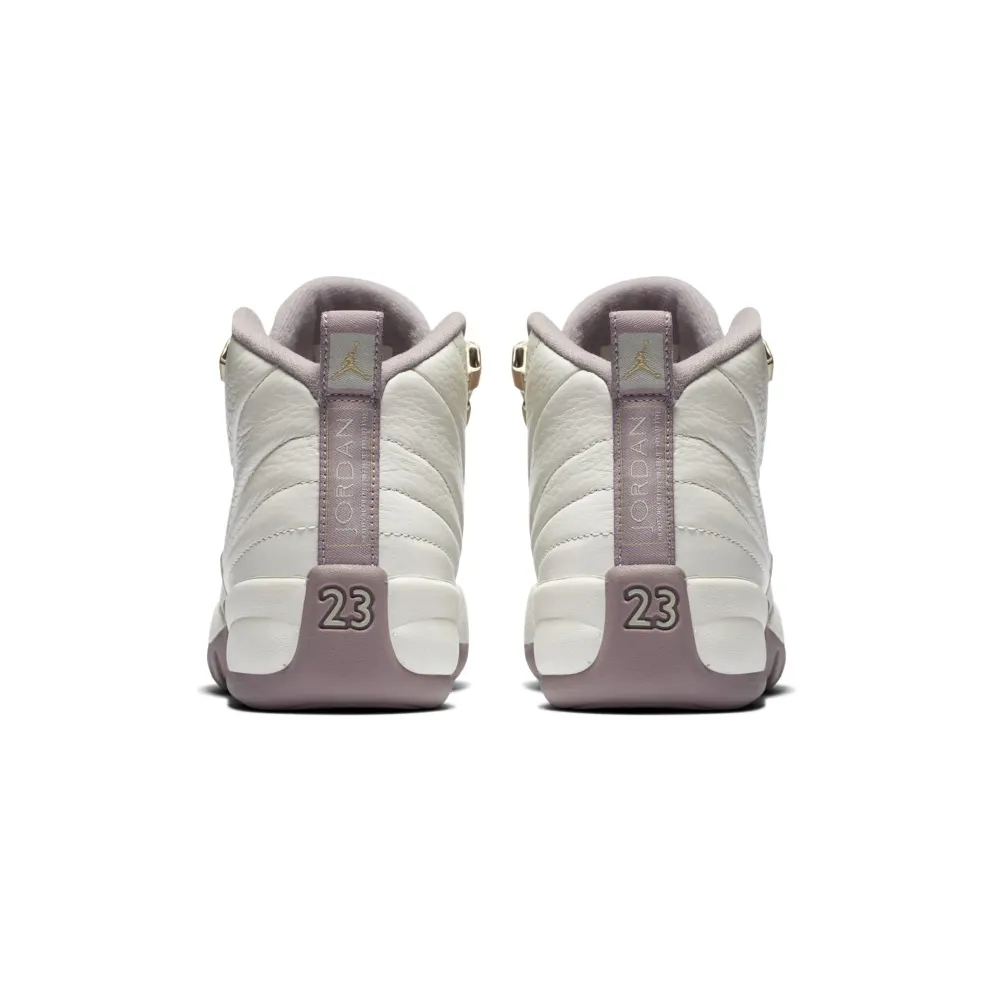 Jordan 12 Retro Heiress Plum Fog (GS) Light Bone/Metallic Gold Star-Plum Fog (845028-025)