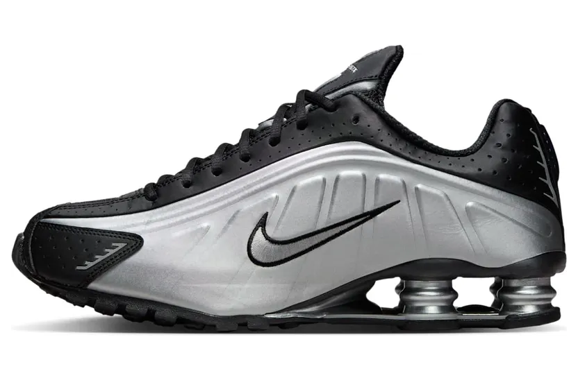 Nike Shox R4 “Metallic Silver / Black” (HQ1988-007)