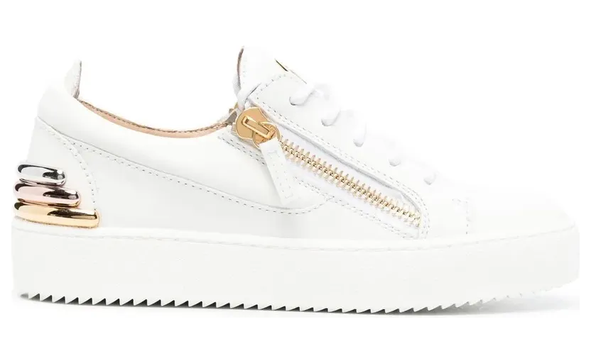 Giuseppe Zanotti mit Reißverschlussdetail “White” (RS20042)