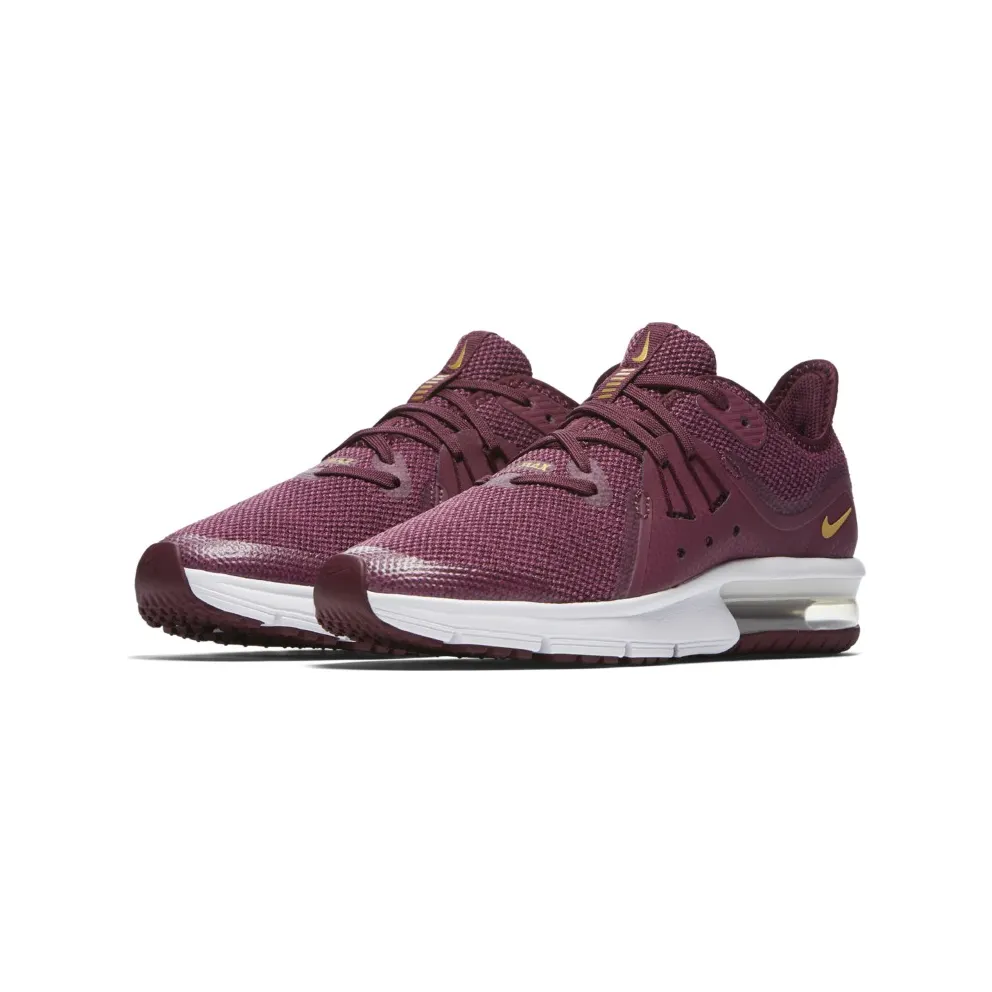 Nike Air Max Sequent 3 Bordeaux Metallic Gold (GS) Bordeaux/Metallic Gold-Tea Berry-Pure Platinum (922885-600)