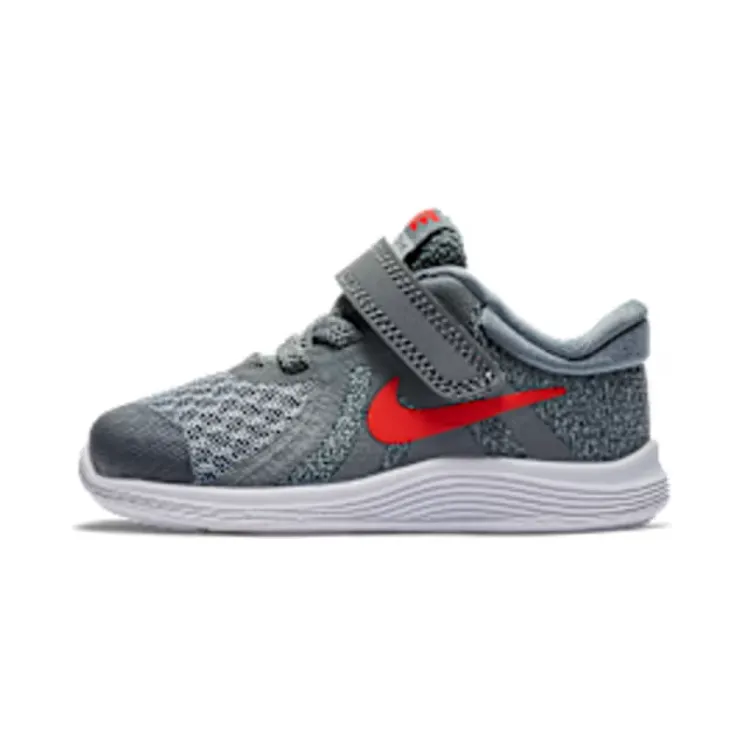 Nike Revolution 4 “Cool Grey / Wolf Grey / White / Habanero Red” (943304-012)