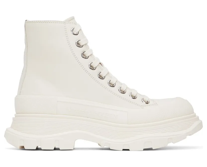 Alexander McQueen Off-White Tread Slick 7906 Hawthorn/Silver (702041WHZ62)