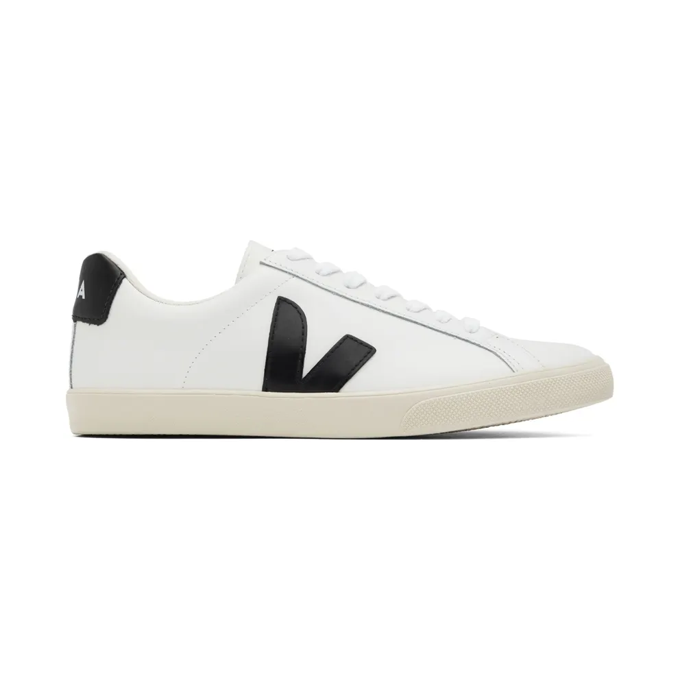 Veja White & Black Esplar Sneakers (EO0200005)