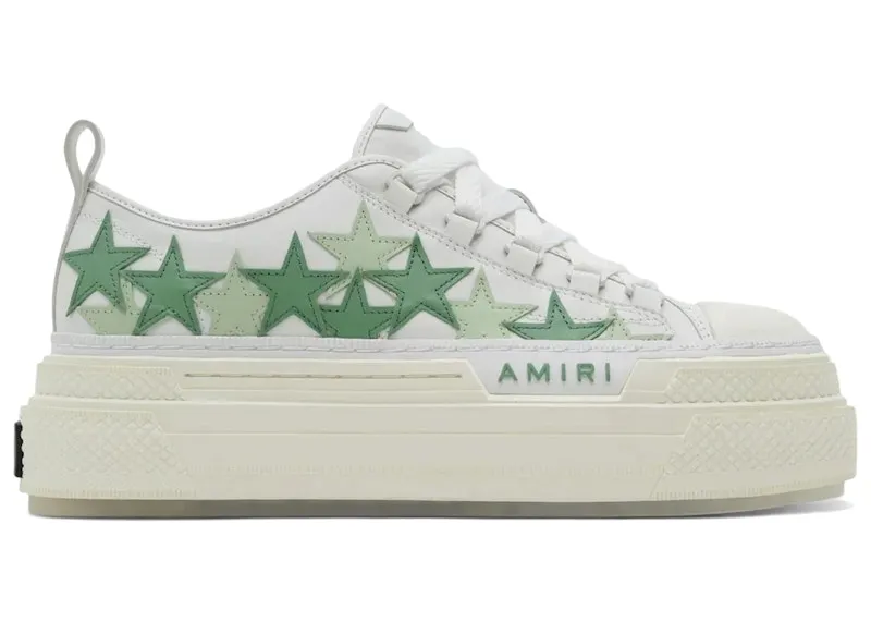 AMIRI Platform Stars Court Low White Green (AWFOSR1008-350)