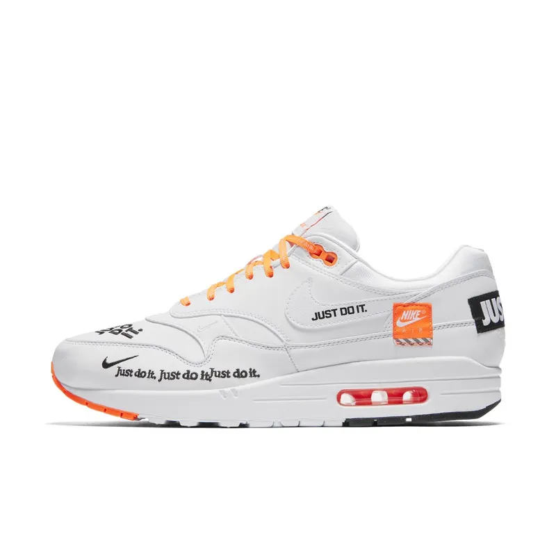 Nike Air Max 1 Just Do It Pack White White/White-Total Orange (AO1021-100)