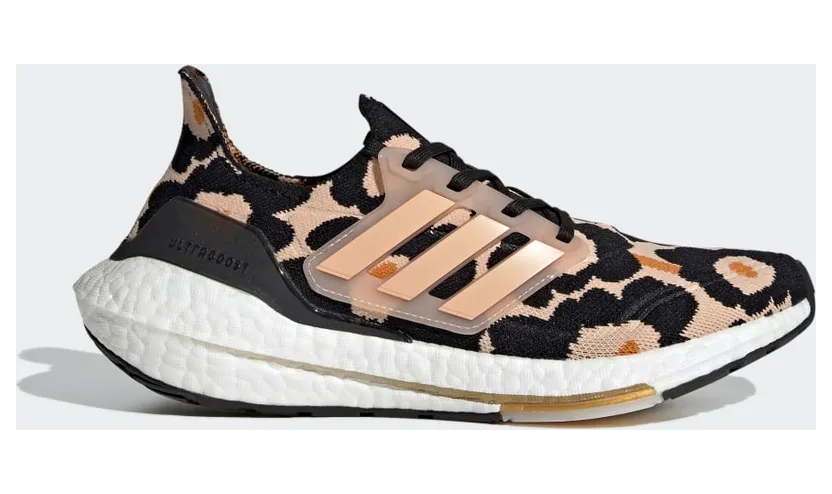 adidas Ultraboost 21 x Marimekko Core Black / Halo Blush / Gold Metallic (H01087)
