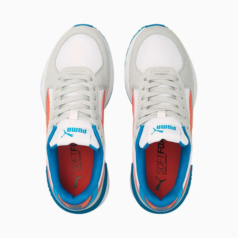 PUMA Graviton Youth Gray Violet/White/Cherry Tomato (381987-07)