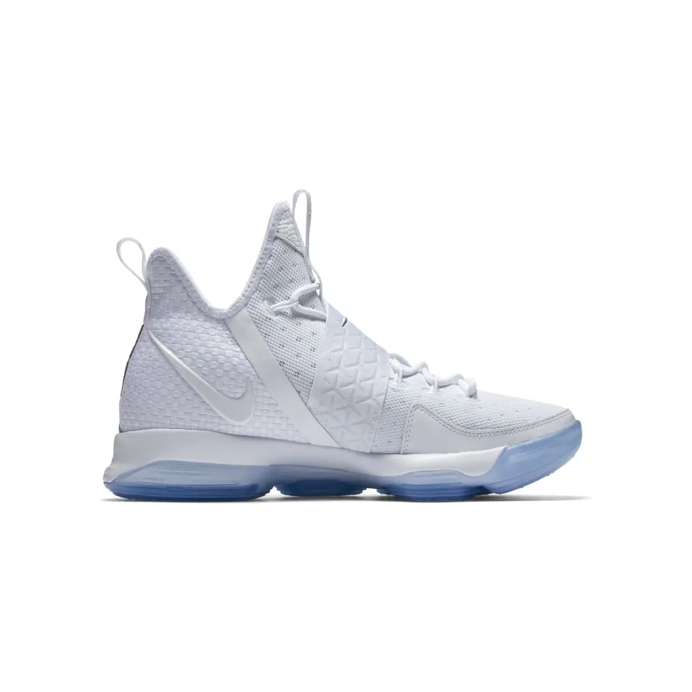 Nike LeBron 14 Time to Shine White/Metallic Silver-Ice Blue (860631-900)