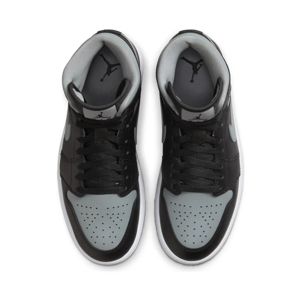 Jordan 1 Mid Shadow (W) – “Black / Grey” (BQ6472-007)