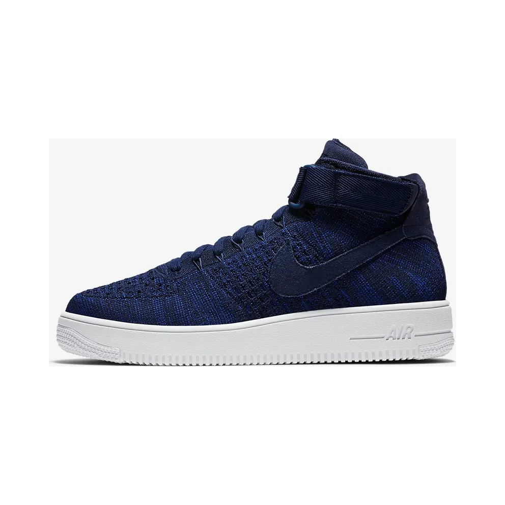 Nike Air Force 1 Ultra Flyknit Mid College Navy College Navy/College Navy-Black-White (817420-401)