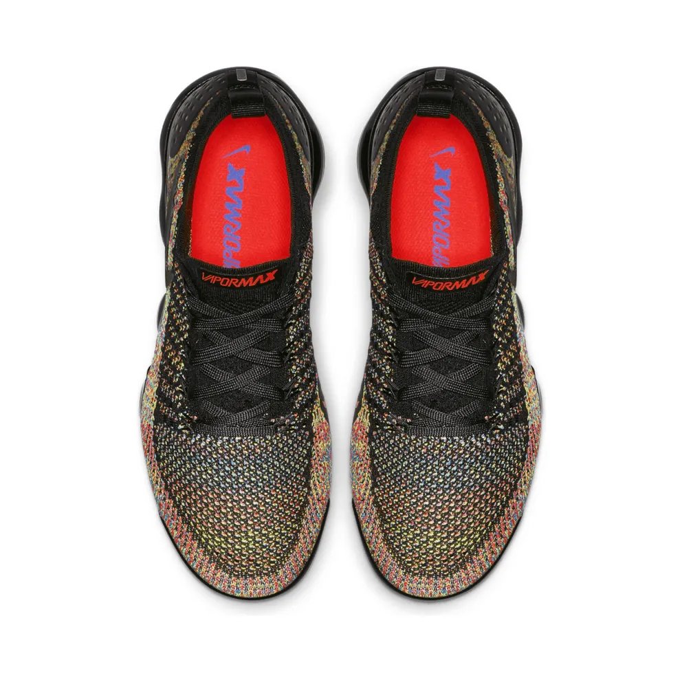 Nike Air VaporMax Flyknit 2 Black Multi-Color (W) Black/Racer Pink-Racer Blue-Black (942843-015)