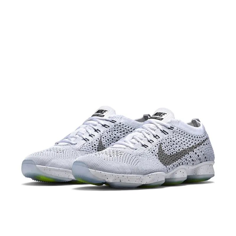 Nike Flyknit Zoom Agility White Wolf Grey (W) White/Wolf Grey-Black-Metallic Cool Grey (698616-100)