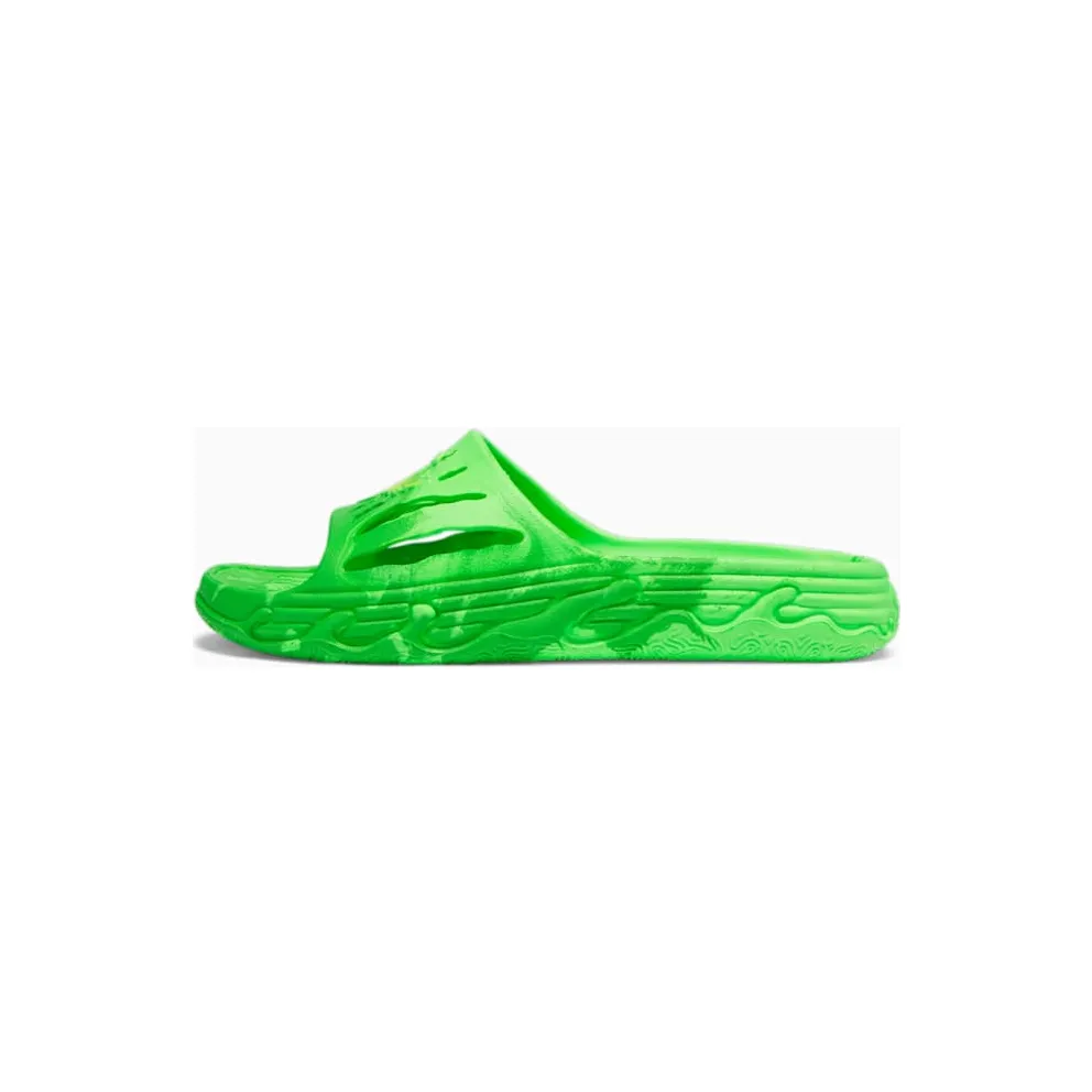 Puma LaMelo Ball MB.03 Slide Green Fluoro Yellow (394223-04)