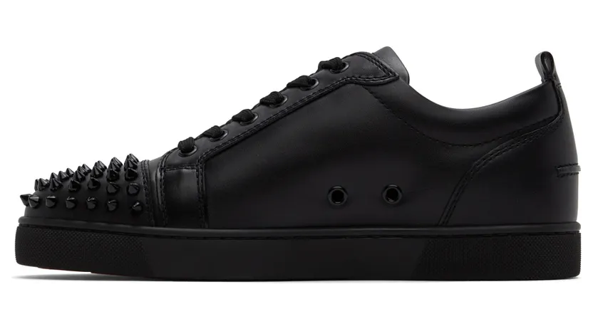 Christian Louboutin Black Louis Junior Spikes Sneakers (1130573) (3)