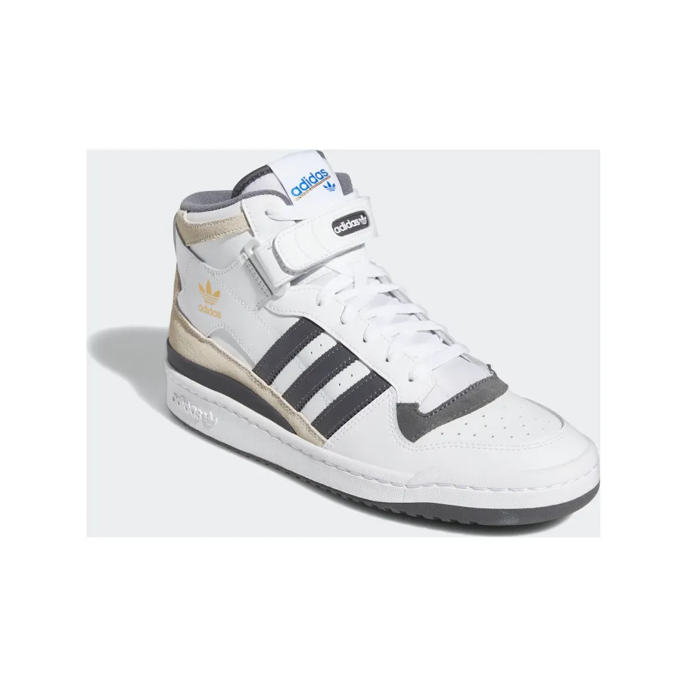 Adidas Forum Mid Cloud White / Grey Five / Gold Metallic (GW4371)